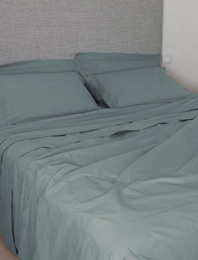 Lenzuola piana 2 piazze Cavalieri - salvia