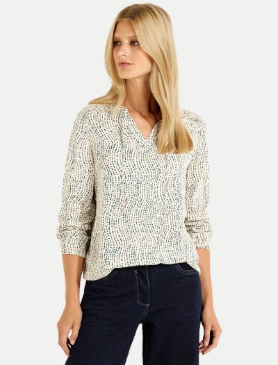 Camicia manica lunga Cecil - beige