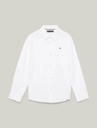 Camicia manica lunga Tommy Hilfiger - white