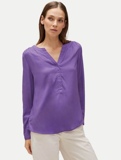 Camicia manica lunga Street One - lilla