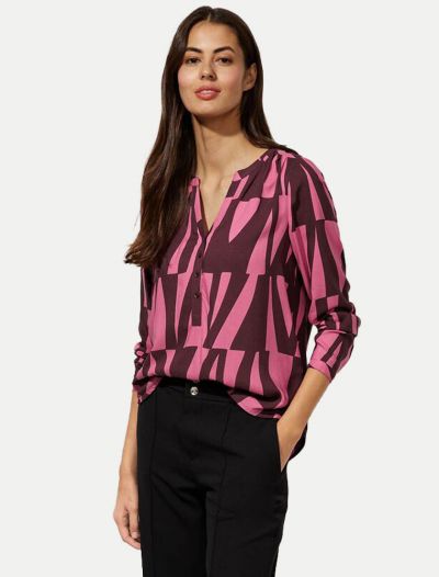 Camicia manica lunga Street One - rose