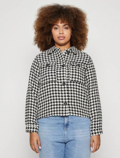Giubbino Only - Carmakoma - nero bianco