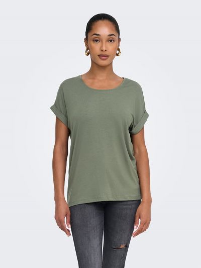 T-shirt manica corta Only - verde