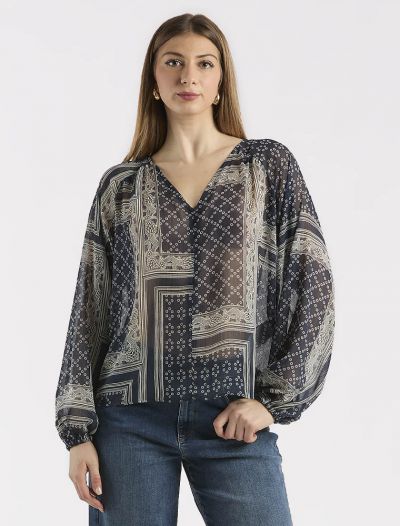 Camicia manica lunga Emme - blu