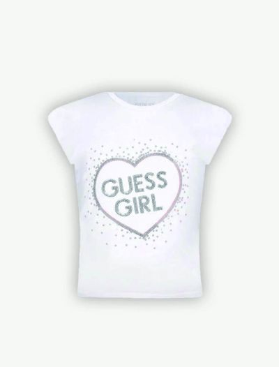 T-shirt manica corta Guess - white
