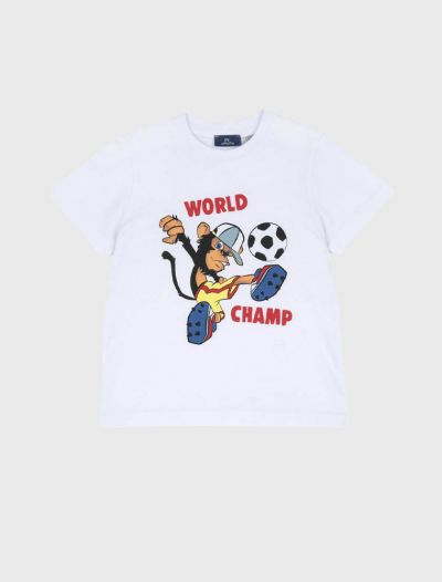 T-shirt manica corta Chicco - bianco