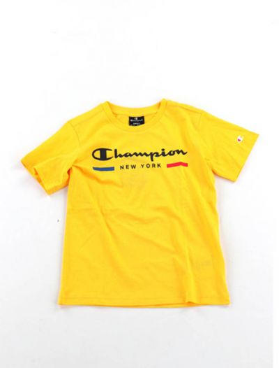 T-shirt manica corta sportiva Champion - giallo