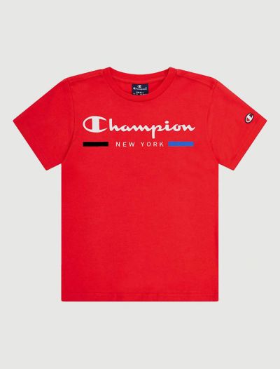 T-shirt manica corta sportiva Champion - rosso