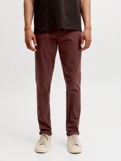 Pantalone casual Jack & Jones - cioccolato