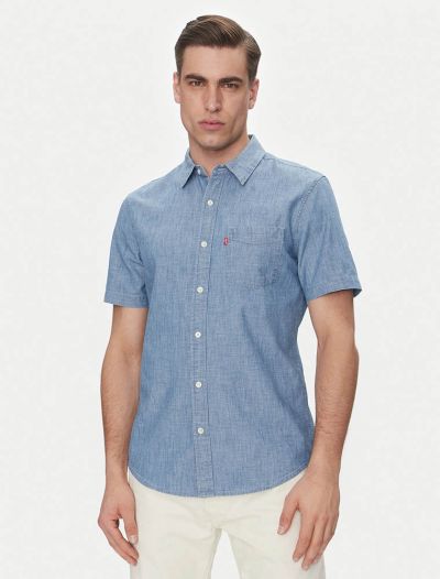 Camicia manica corta casual Levi's - denim