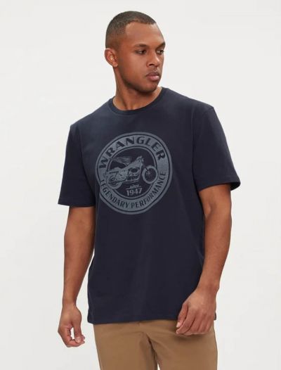 T-shirt manica corta Wrangler - navy
