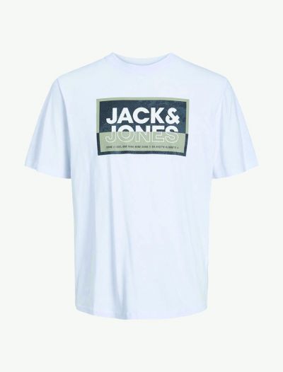 T-shirt manica corta Jack & Jones - white