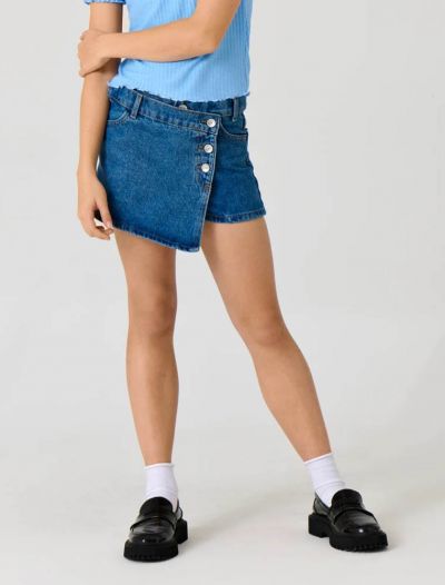 Pantalone corto Only - denim blu