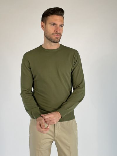 Pullover manica lunga Morgano - verde
