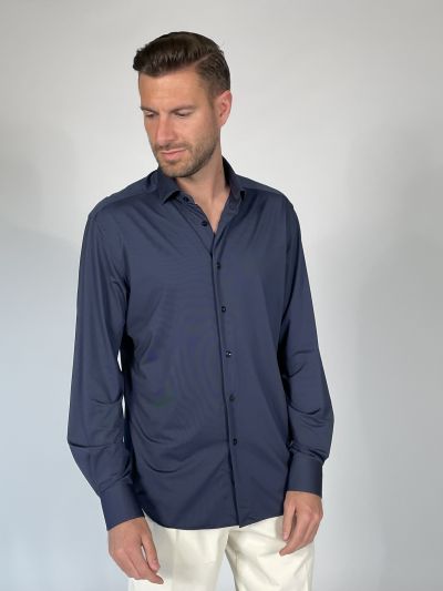 Camicia manica lunga Xacus - blu