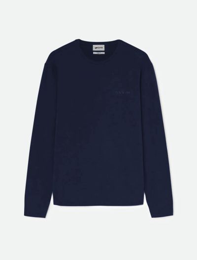 T-shirt manica lunga Gas - navy blu