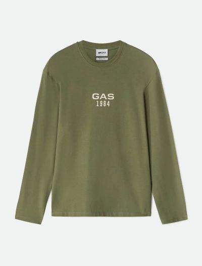 T-shirt manica lunga Gas - verde