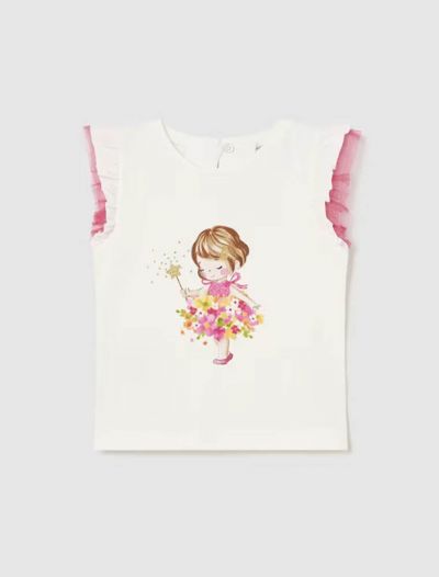 T-shirt manica corta Mayoral - beige