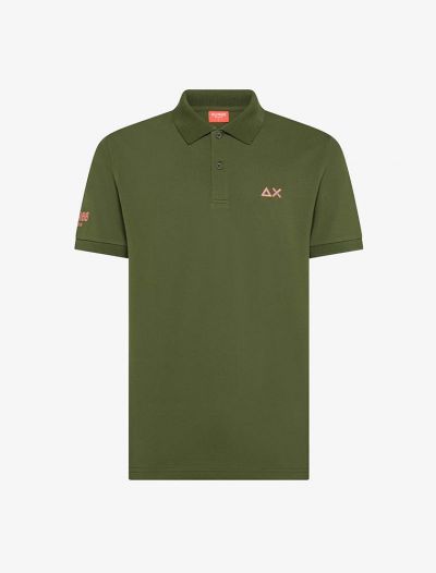 Polo manica corta Sun68 - verde scuro