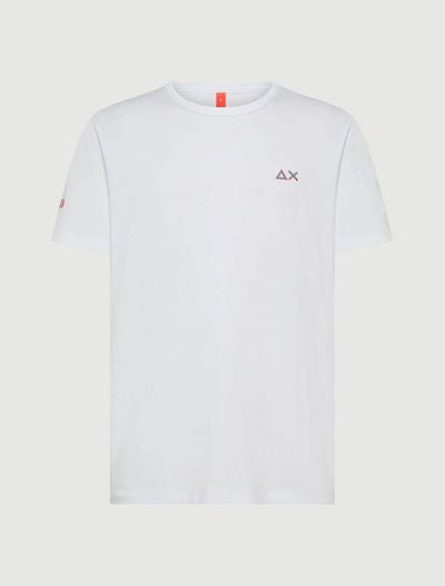 T-shirt manica corta Sun68 - bianco
