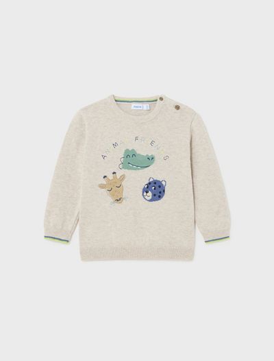 Pullover manica lunga Mayoral - crema