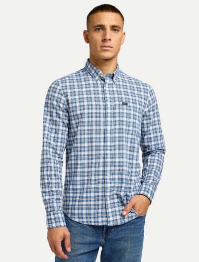Camicia manica lunga casual Lee - blue