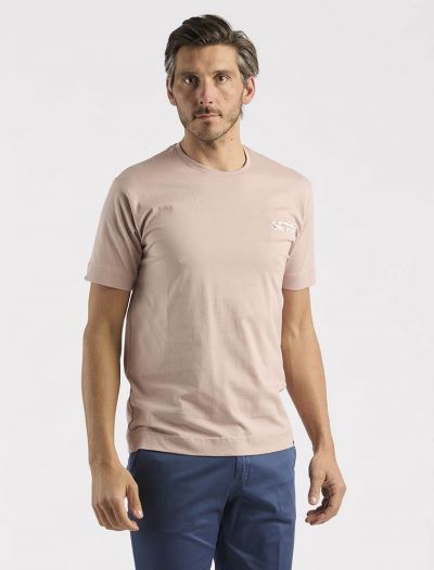 T-shirt manica corta Over-d - rosa