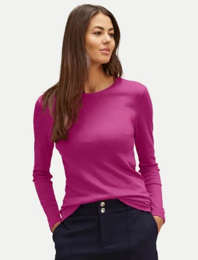 Maglia manica lunga Street One - fucsia