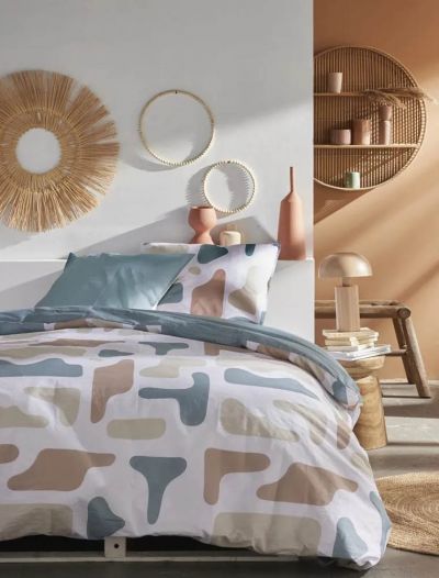 Copripiumino 2 piazze Bianca-sisu - fantasia