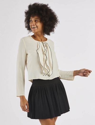 Camicia manica lunga giovane Rinascimento - avorio