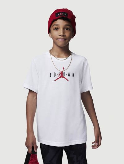 T-shirt manica corta sportiva Jordan - bianco