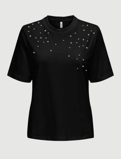 T-shirt manica corta Only - black