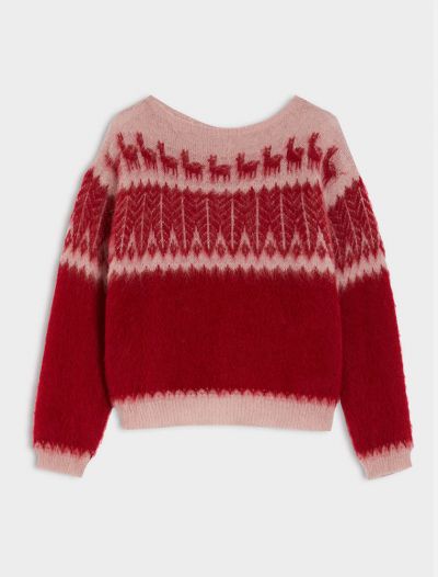Pullover manica lunga Iblues - rosso