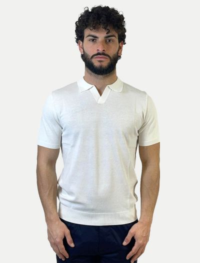 Polo manica corta Blu Homme - naturale