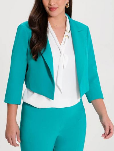 Giacca bolerino Rinascimento Curvy - pavone