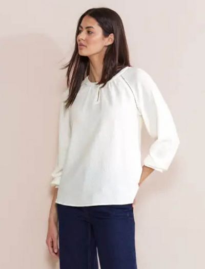 Camicia manica lunga Street One - white