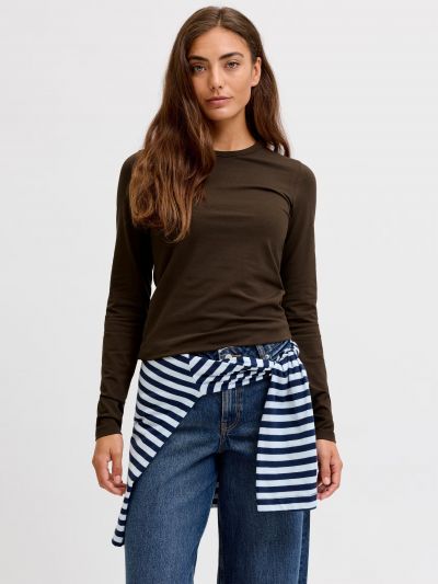 Maglia manica lunga Jjxx - marrone