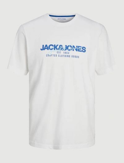 T-shirt manica corta Jack & Jones - white