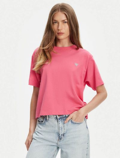 T-shirt manica corta Guess Jeans - fragola