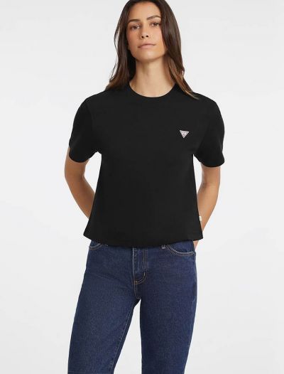 T-shirt manica corta Guess Jeans - nero