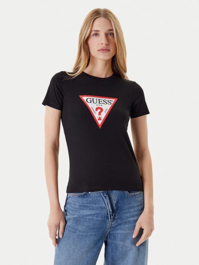 T-shirt manica corta Guess Jeans - nero