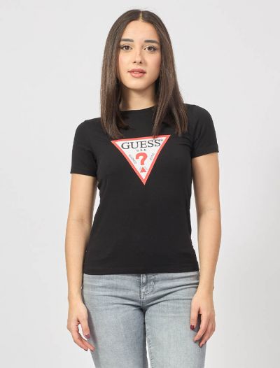 T-shirt manica corta Guess Jeans - oceano