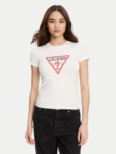 T-shirt manica corta Guess Jeans - white