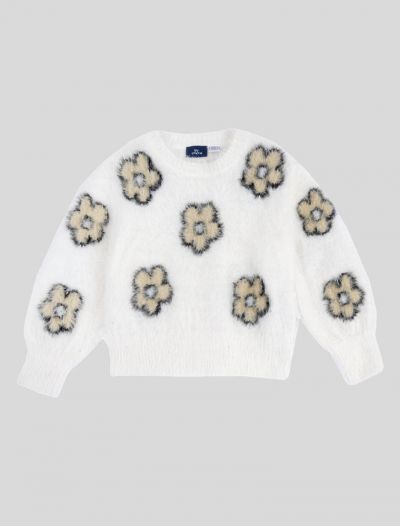 Pullover manica lunga Chicco - panna