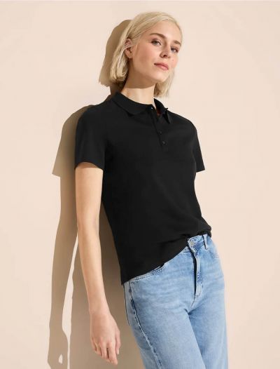 Polo manica corta Street One - nero