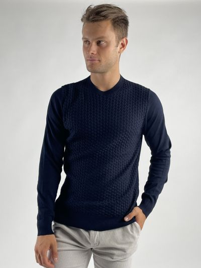 Maglia manica lunga Cranberry - blu