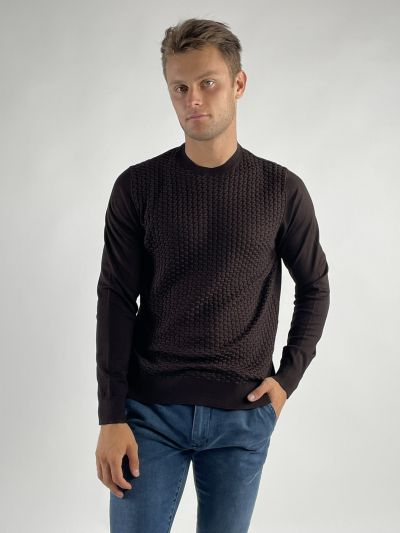 Maglia manica lunga Cranberry - moro