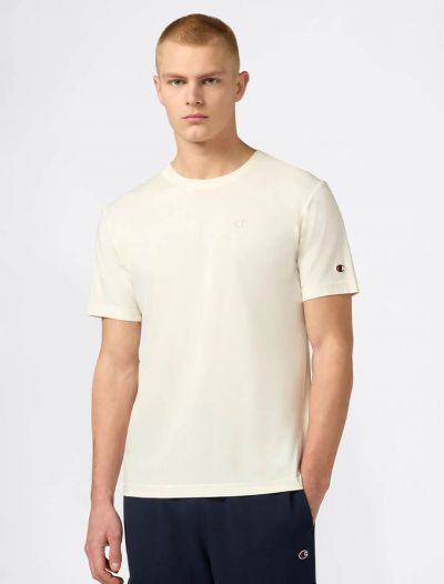 T-shirt manica corta sportiva Champion - panna