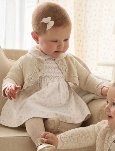 Abito elegante Newborn - ecru