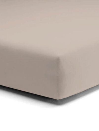 Lenzuola con angoli 2 piazze Daunex - tortora